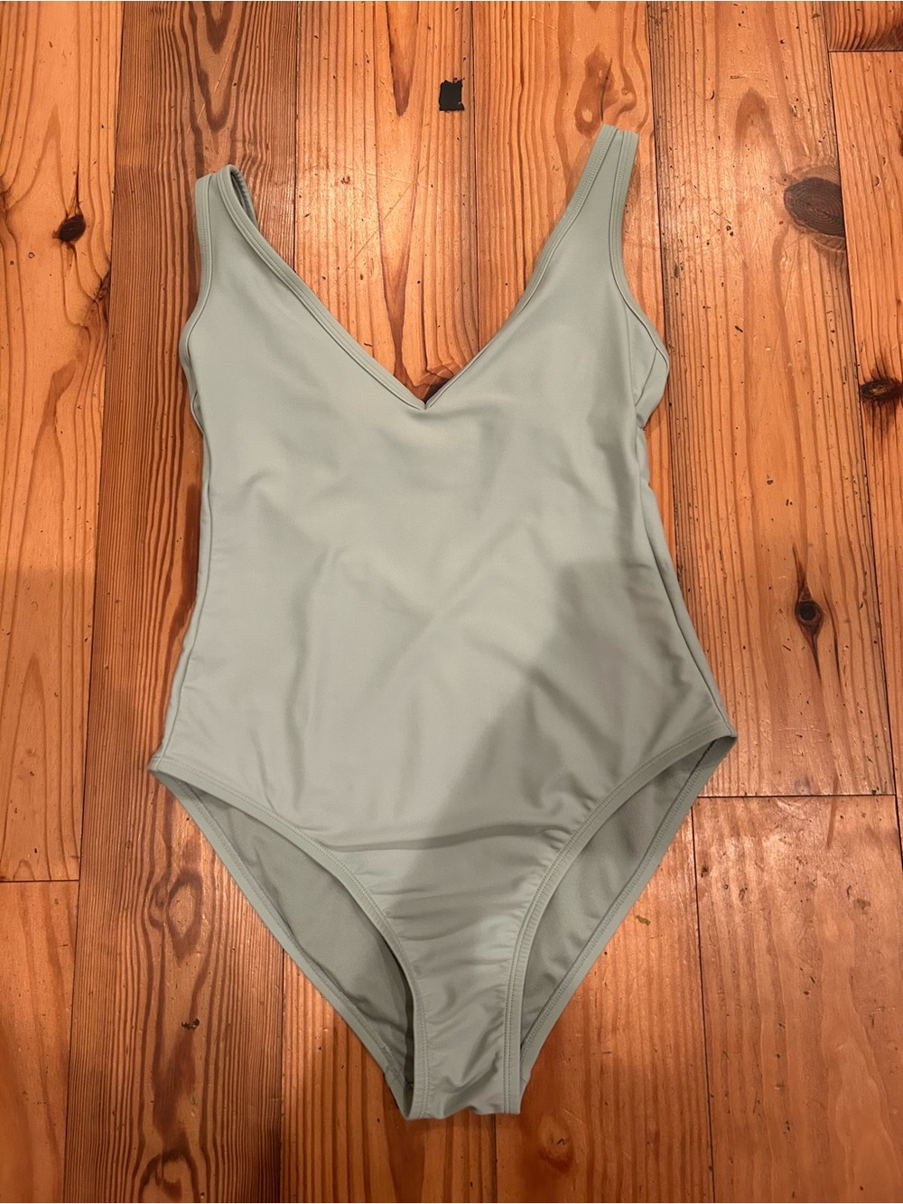 Kona Sol Soft Sage Green One-Piece Swimsuit